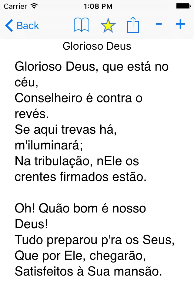 Harpa Cristã (Bible Hymns in Portuguese) screenshot 2