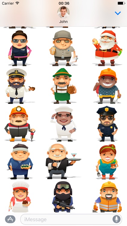 Professions - Stickers for iMessage