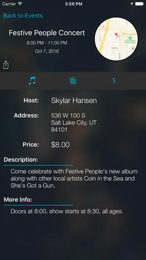 캡처 2 Turnn - Find Local Events and Parties Near Me iphone
