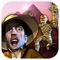 An explorer searching for treasure in ancient tombs of Egypt (Pyramids)
