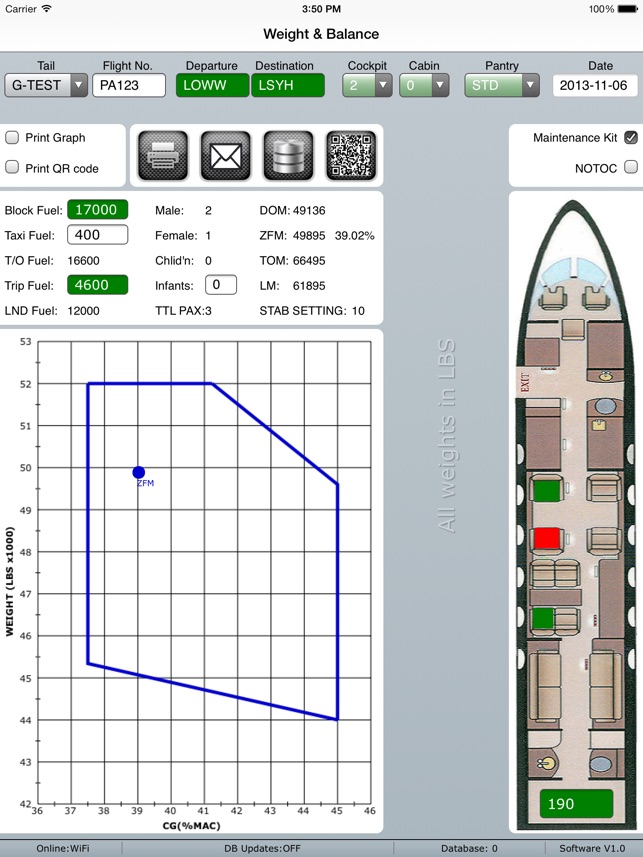 Pan Aero Weight and Balance G650,G550,G450,GV,GIV(圖1)-速報App