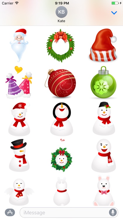 "Christmas" Stickers for iMessage