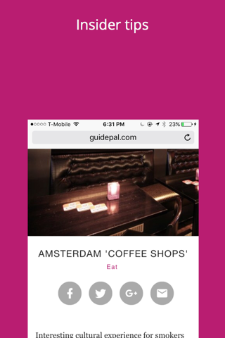 Amsterdam City Travel Guide - GuidePal screenshot 3