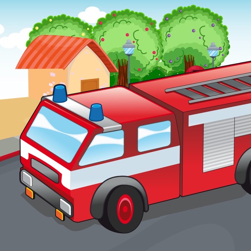ABC Preschool car truck and engine dot puzzles iOS App