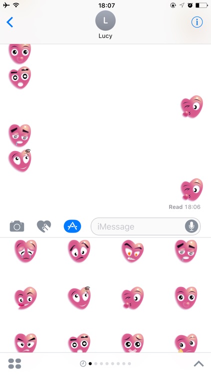 Love Sticker Pack for iMessage Free
