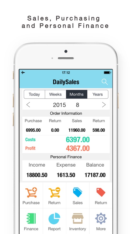 Daily Sales Tracker-Sales Items,Storage, Inventory