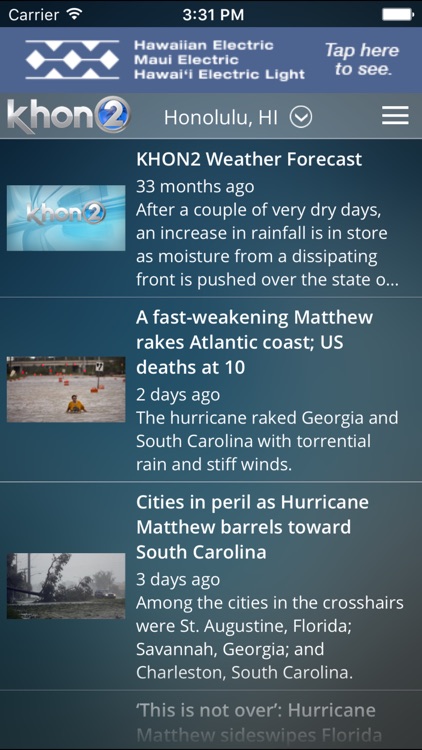 KHON2 WX - Radar & Forecasts screenshot-3