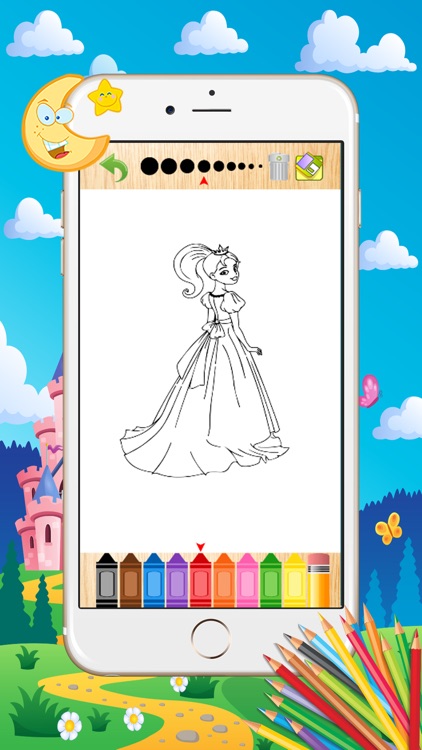 Princess Coloring Book - Paint Learning For Kids screenshot-4