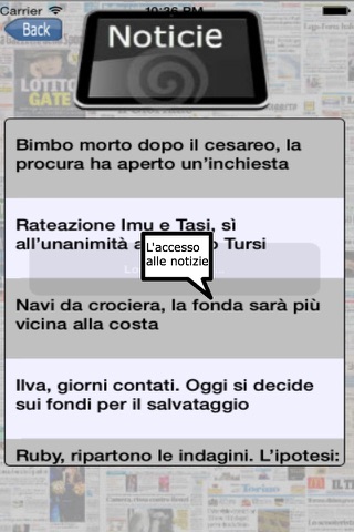 Notizie Italia screenshot 2