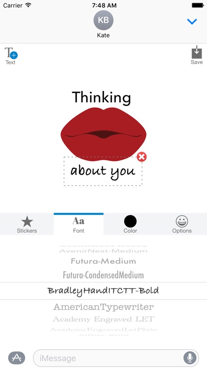 Sexy Lips - MYOSE - Make Your Own Sticker Emoji screenshot-3