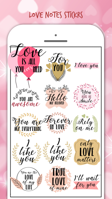 Happy Valentine's Stickers! screenshot 4