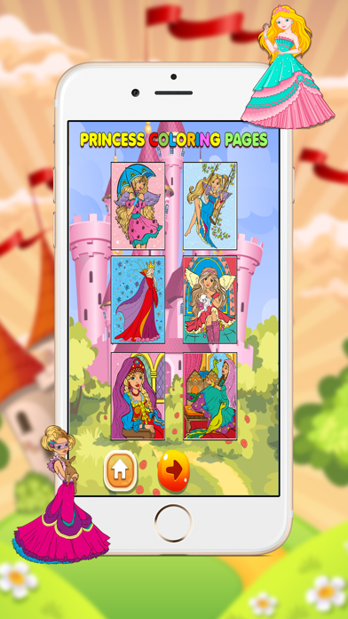 How to cancel & delete Princess fairy coloring sheets pages from iphone & ipad 4