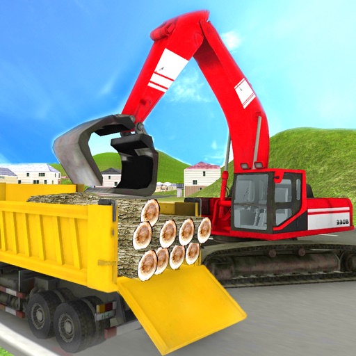 Heavy Excavator Crane Operator Simulator 3D icon