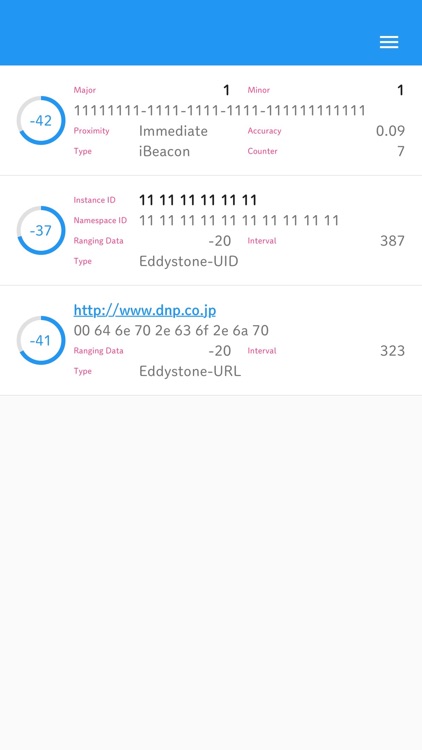 DNP BLEビーコン検知アプリ