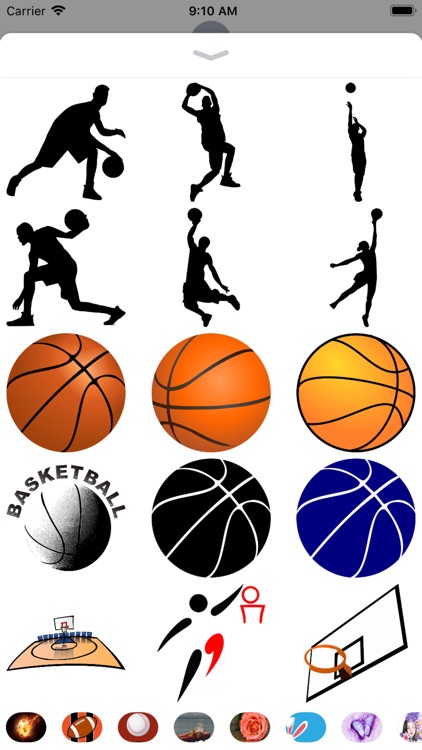 Basketball Stickers - Sid Y