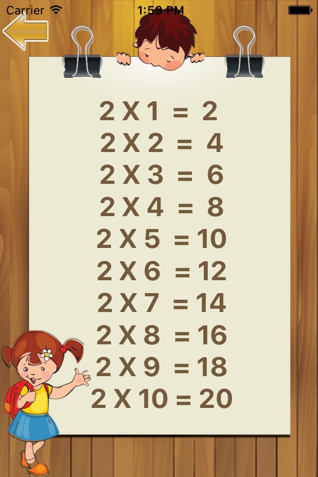 Learn Multiplication to kids screenshot 2