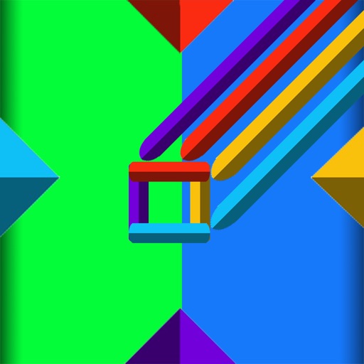 Crazy Bounce Color Cubes Touch Switch Side Gravity iOS App