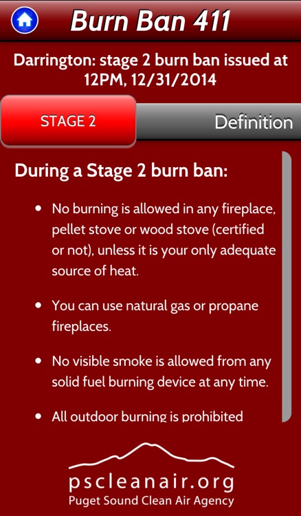 Burn Ban 411 - Real-time air quality burn ban status screenshot-3