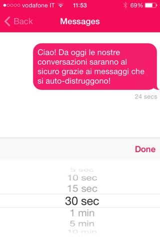 CackleChat - Self-Destructing messages screenshot 2