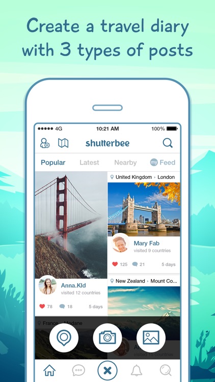 ShutterBee - map and share your travels screenshot-0