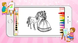 Game screenshot Playing Coloring Books (Princess) free different games for kids hack