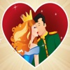 Принцесса целуется с принцем