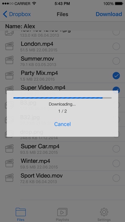 Free Video Player and File Manager for Clouds