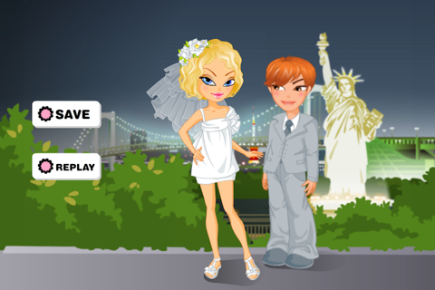 Big Apple Wedding Dress Up screenshot 2