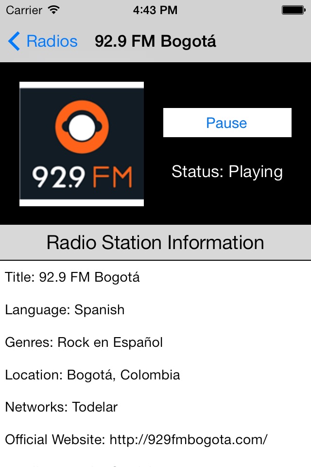 Falkland Islands Radio Live Player (Islas Malvinas screenshot 4