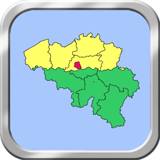 Belgium Puzzle Map Icon