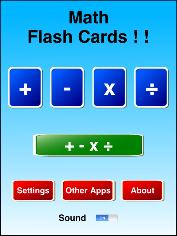 Math Flash Cards ! ! Screenshot 3