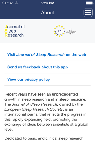 Journal of Sleep Research screenshot 2