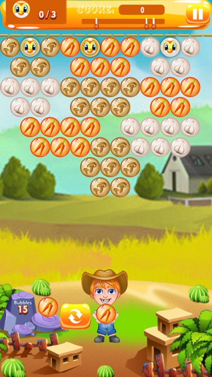 Farmer Bubble Shooter : Pop Farm Fruit Bubbles