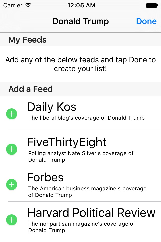 Trump News - The Unofficial News Reader for Donald Trump screenshot 2