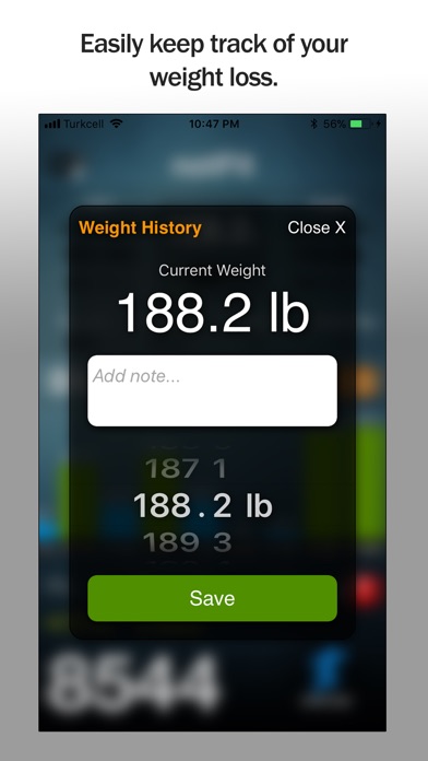 notFit Pedometer & Weight Loss screenshot 2