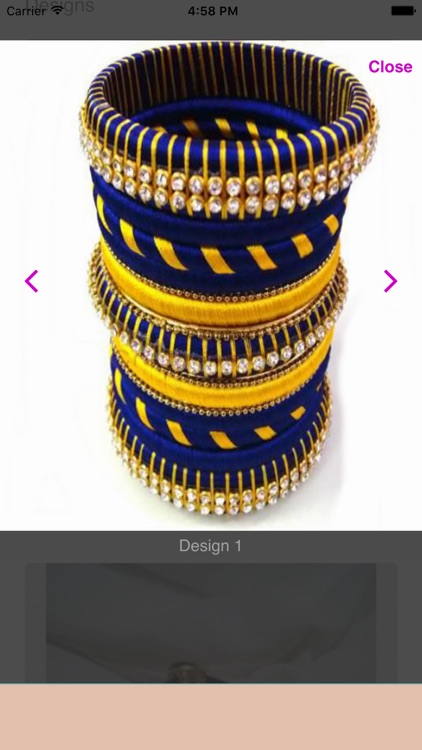 Silk Thread Bangle Designs