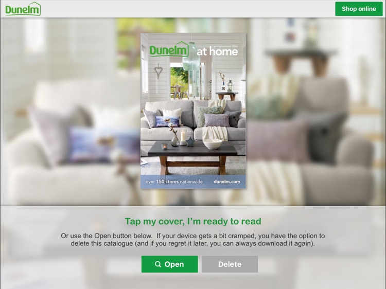 Dunelm Catalogue for iPad