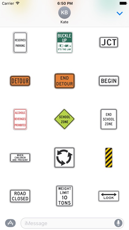 SignMoji: US Road Signs 1 screenshot-3