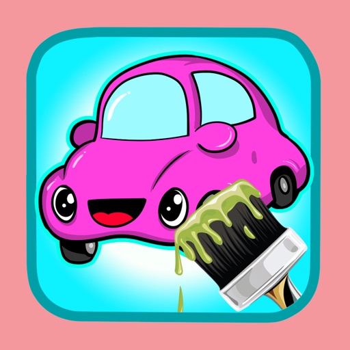 Learn Painting Car Game for Kids Icon