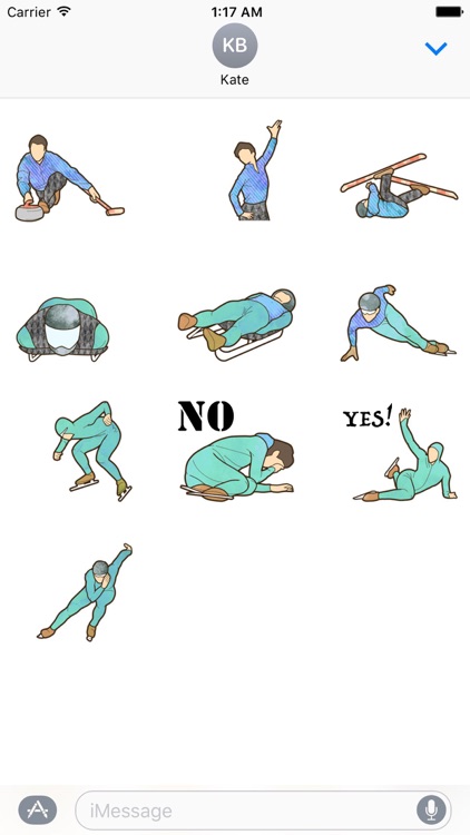 Winter Games Sportmoji Sticker