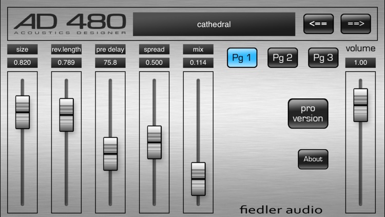 AD 480 basic - Studio Reverb