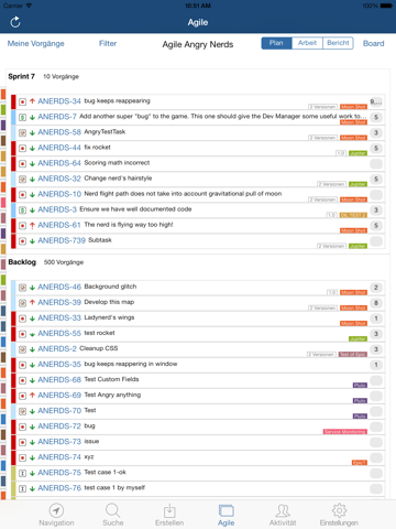 Mobility for Jira (for iPad) screenshot 3