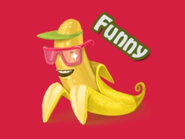 ~~ To celebrate our launch we are making our Funny sticker pack FREE for a limited time only