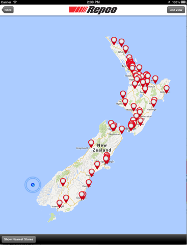 Repco New Zealand Store Finder screenshot 3