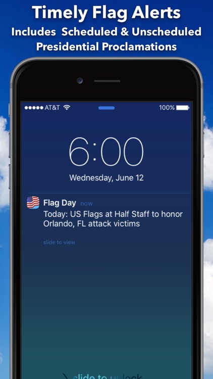 Flag Day - Get Alerts on US Half & Full Staff Days