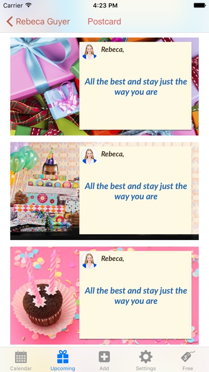 Birthday-Calendar screenshot-4