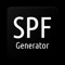 Use this free SPF app to generate the SPF records for your domains