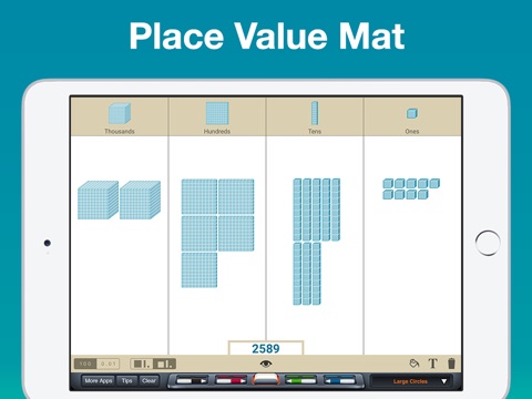 Base Ten Blocks Manipulative screenshot 2