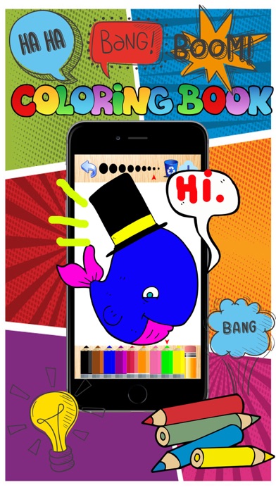 How to cancel & delete Talk with animals seaanimal dinosaur coloring book from iphone & ipad 4