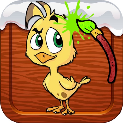 Coloring For Kid Game Crossy Road Chicken iOS App